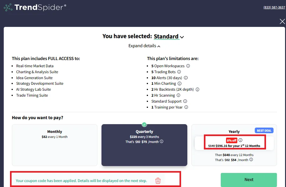 Trendspider latest coupon code